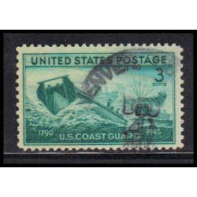 Used 936 3c Coast Guard Fine W3848
