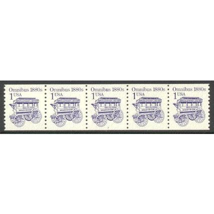 2225b 1c Omnibus Fine MNH Dry Gum PNC 3/5 R0551