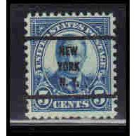 Used 637 5c Theodore Roosevelt Fine PreCnx KA6970
