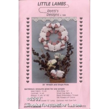 Little Lambs, Soft Sculpture Decorations