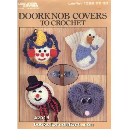 Doorknob Covers to Crochet Leaflet 1098