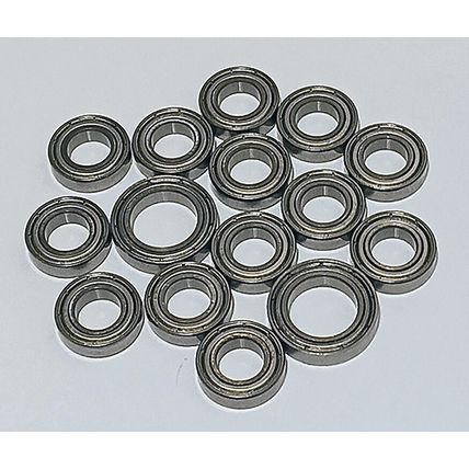 (15pcs) GENIUS RACING XR3 ROLLING CHASSIS Metal Sealed Ball Bearing Set
