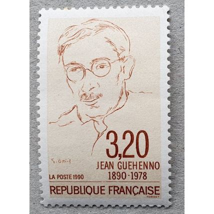 FRANCE: 1990 Birth Centenary of Jean Guenhenno : SG2972 MH