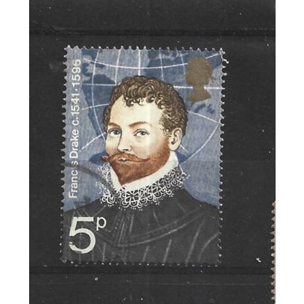 GB.SG925 5p Sir Francis Drake.Fine Used.Aug25