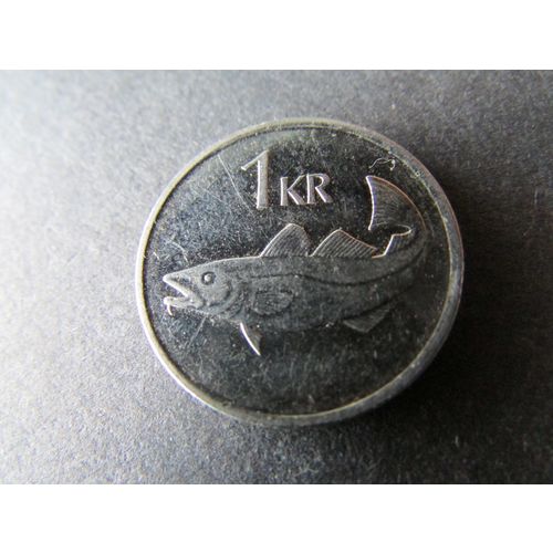 2007 ICELAND ONE KRONA FREE POST. AAN