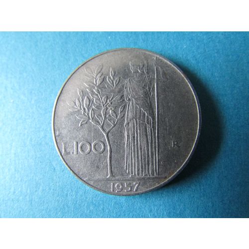 1957 ITALY ONE HUNDRED LIRE FREE POST. (a) AAD