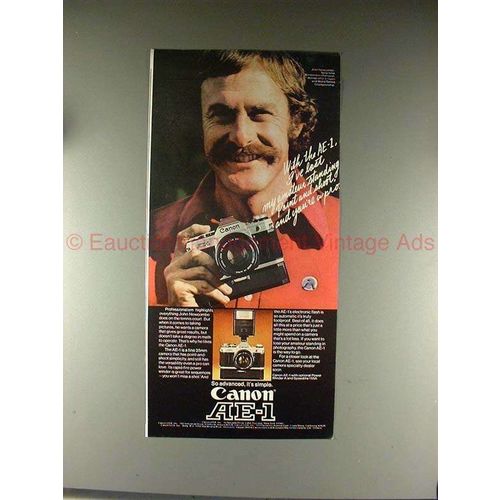1976 Canon AE-1 Camera Ad w/ John Newcombe - You're Pro