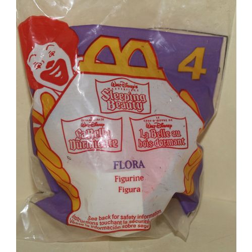 1997 McDonalds Disney's Sleeping Beauty #4 Flora Paper Punch Mint in Package