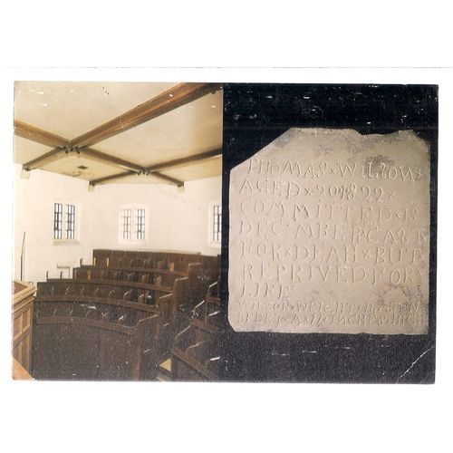 THE PRISON CHAPEL, LINCOLN CASTLE.. unused vintage postcard =