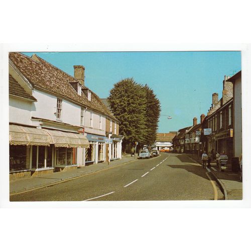 High Street Mildenhall Postcard Suffolk 2034
