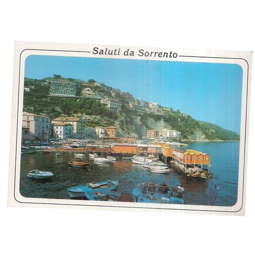MARINA GRANDE, SORRENTO, ITALY unused postcard =