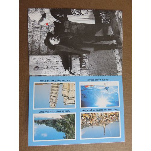 Comic Relief Red Nose Dr Who Sea Monsters Lunn Poly Fold Out Postcard Set
