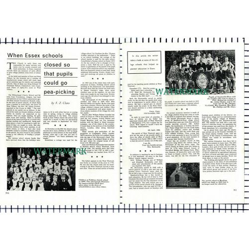 (7668) Fobbing Church School Stanford-le-Hope Bugler Capstick - 1966 Article