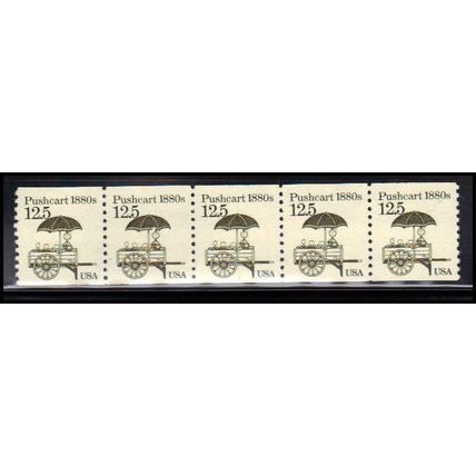 2133 12.5c Pushcart Very Fine MNH Dry Gum PNC 1/5 X2244