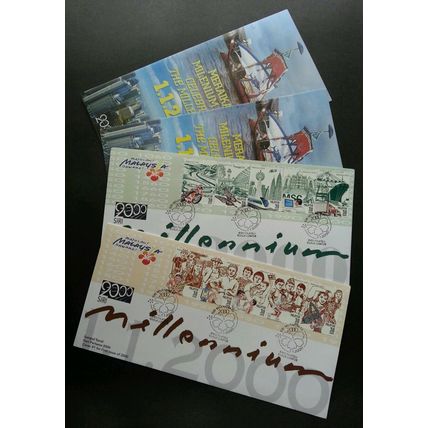 Malaysia Celebrate The Millennium (II) 2000 Costume Dance Butterfly Train (FDC)