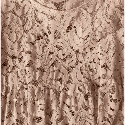 ASOS peach/nude 2 piece dress & lacy top layer Size 12/14 unworn, wedding formal