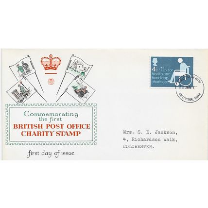 GB 1975 Year of the Handicapped GPO FDC Colchester pm