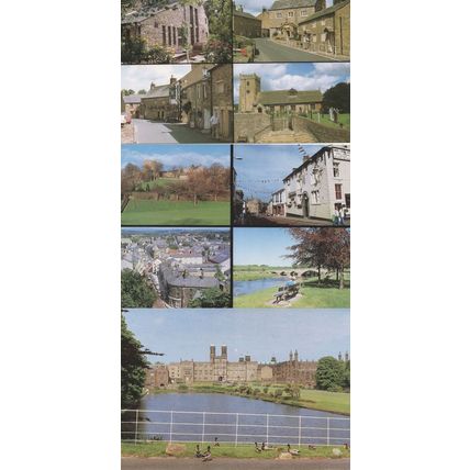 Lancashire Stonyhurst College Clitheroe Hotel Chipping Pub 3x Postcard s