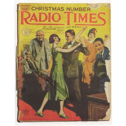 Issue Number 3 BBC Radio Times Magazine Christmas 1925 Postcard