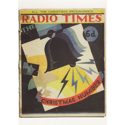 Issue Number 5 BBC Radio Times Magazine Christmas 1927 Postcard