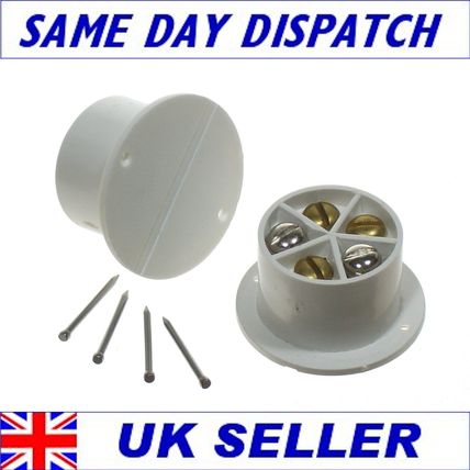 Door Contact White Flush Speedfit Round Contact - Free Shipping