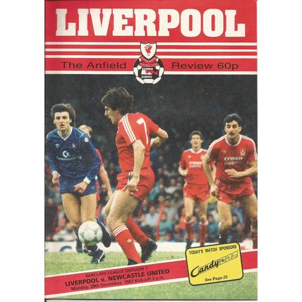 Liverpool v Newcastle Utd Official Programme 1987