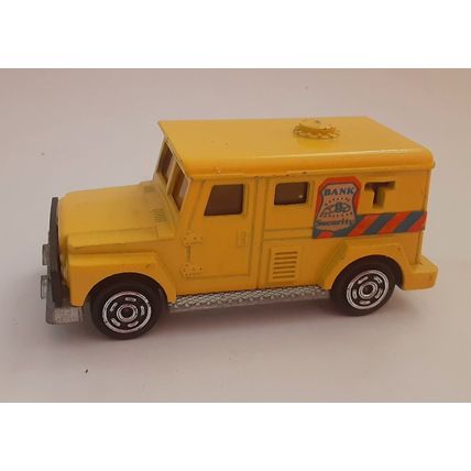 1980s Majorette Bank Security Armored Truck 1:57 Scale Made in France Vintage