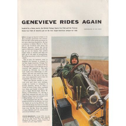 Vintage Nov 1954 Sport Illustrated Mag ~ Vintage British Sports Car Club