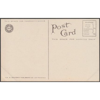 Prayer Book Cross, San Francisco, California, 1915 - Souvenir Publishing Co PC