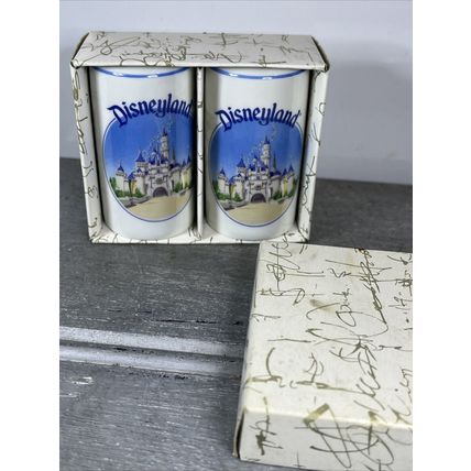 Disneyland Cinderella Castle Vintage Salt and Pepper Shaker Set Japan