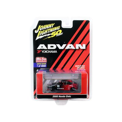 2000 Honda Civic #21 "ADVAN Yokohama" "Johnny Lightning 50th Anniversary" Lim...
