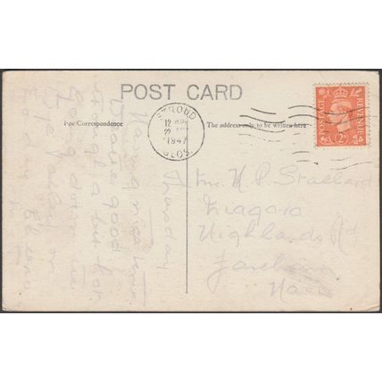 Butterow Hill, Stroud, Gloucestershire, 1947 - Postcard
