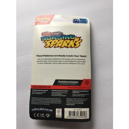 New Pokemon Holo Arcanine/Growlithe Scarlet & Violet Surging Sparks Blister Pack