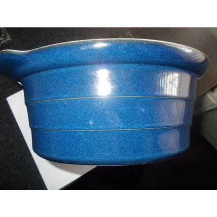 CASSEROLE BOWL BLUE OUTER STONEWARE (14/01)