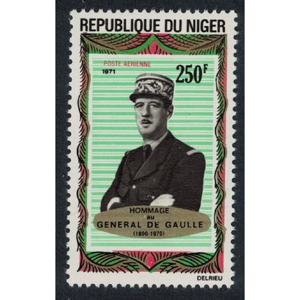 Niger General Charles de Gaulle 1971 MNH SG#407