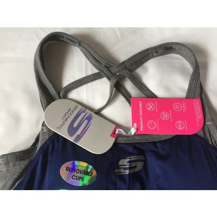 SKECHERS Sport Zyra Strappy Vest With Removable Cups BNWT (RARE & COLLECTABLE)