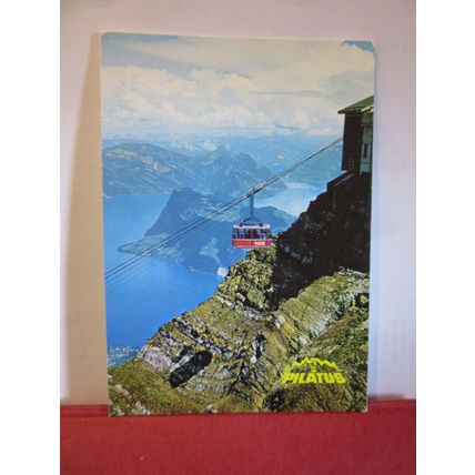 AERIAL CABLECAR, PILATUS, SWITZERLAND unused postcard =