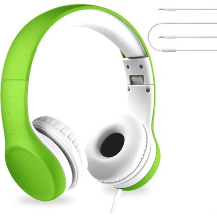 Connect+ lilgadgets Wired Headphones For Kids GREEN