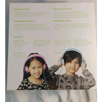 Connect+ lilgadgets Wired Headphones For Kids GREEN