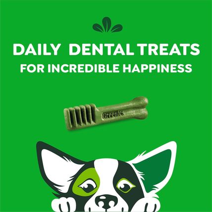 Greenies Original Petite Natural Dental Care Dog Treats, 54 Oz. Pack (90 Treats)
