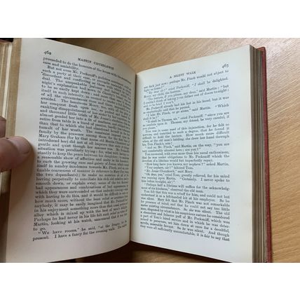 1914 CHARLES DICKENS MARTIN CHUZZLEWIT FIRESIDE EDITION FICTION HB BOOK (P4)