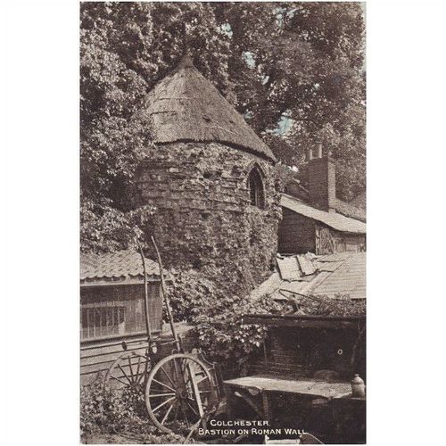 Bastion on Roman Wall Colchester, Essex Postcard (EX6641)