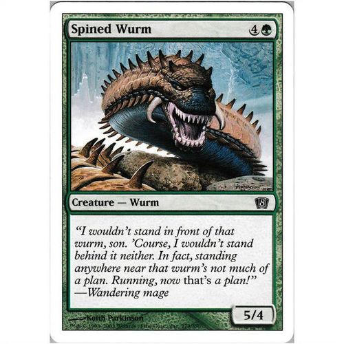 Magic the Gathering - 8th Edition - #279/350 - Spined Wurm