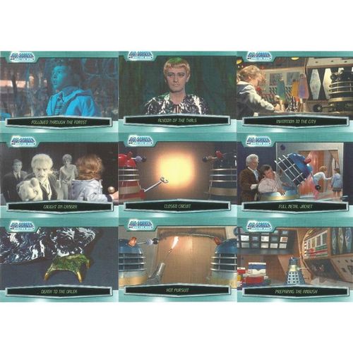 Dr Doctor Who Big Screen Full 100 Card Base Set of Trading Cards