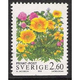 Fa 1793: 2 Kr. 60 multicoloured Summer Flowers: Buttercup.