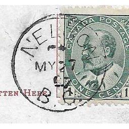 Nelson, BC cancel 1907