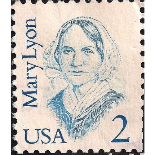 USA, PEOPLE, Mary Lyon, blue 1987, 2c