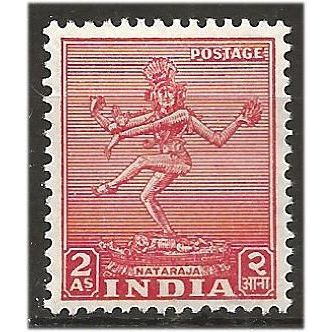 India 1949 SG313 2a Carmine Mounted Mint . .. .
