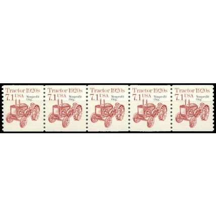 2127a 7.1c Tractor Very Fine MNH Dry Gum PNC 1/5 P0092