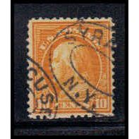 Used 416 10c Benjamin Franklin Just Clears RA1894